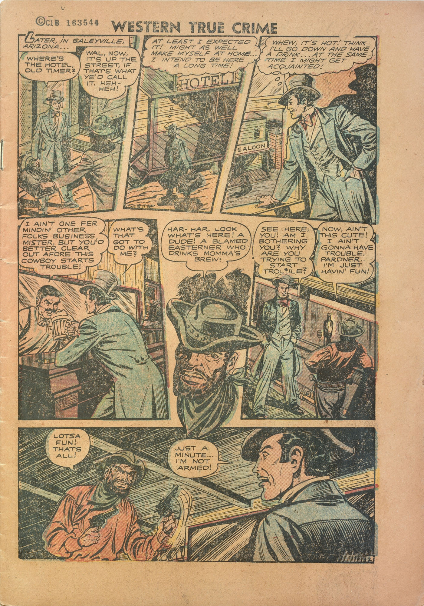 Read online Western True Crime comic -  Issue #1 - 3
