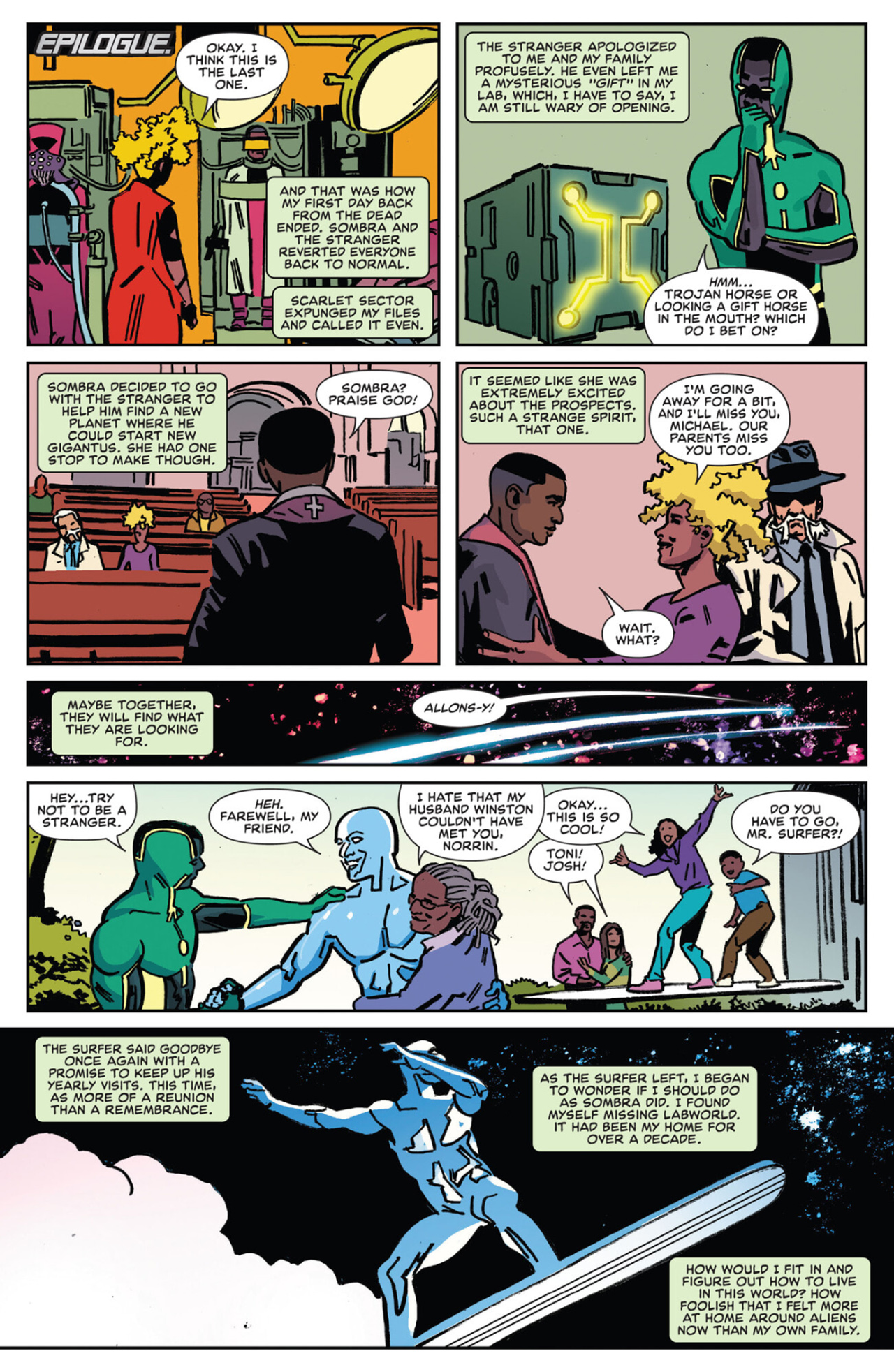 Read online Silver Surfer: Ghost Light comic -  Issue #5 - 18