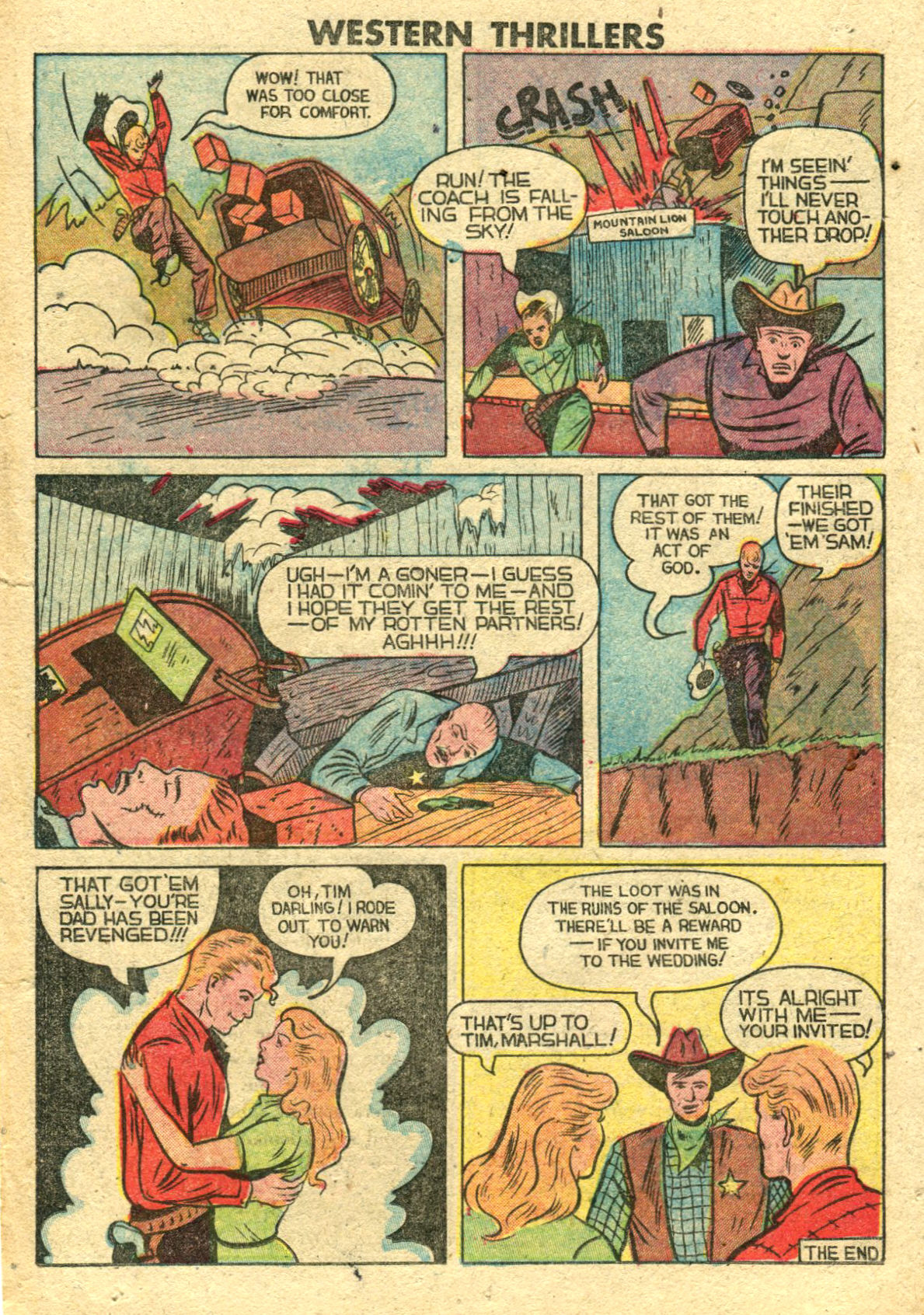 Read online Western Thrillers (1948) comic -  Issue #4 - 22