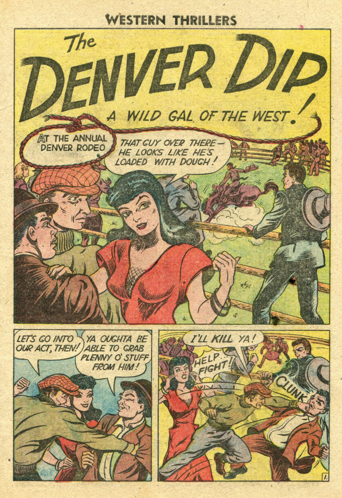 Read online Western Thrillers (1948) comic -  Issue #4 - 31