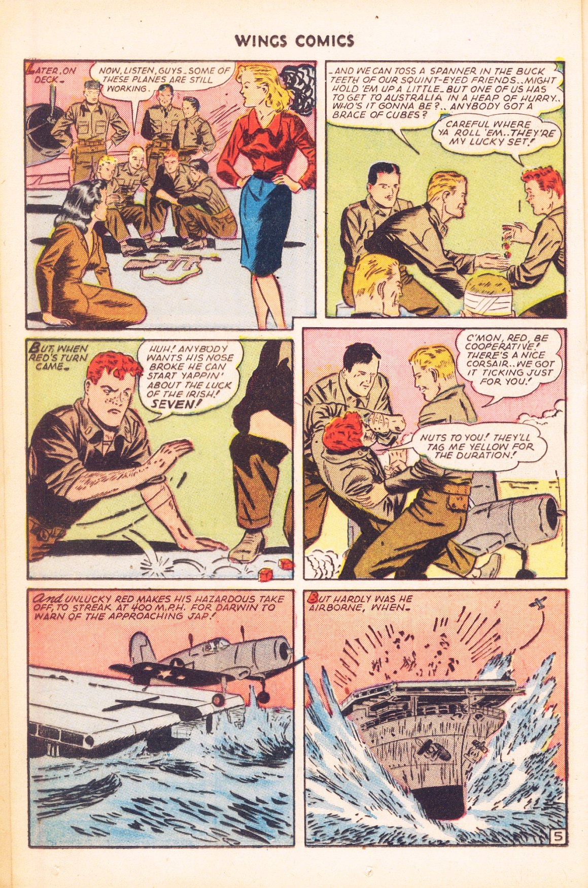 Read online Wings Comics comic -  Issue #58 - 32