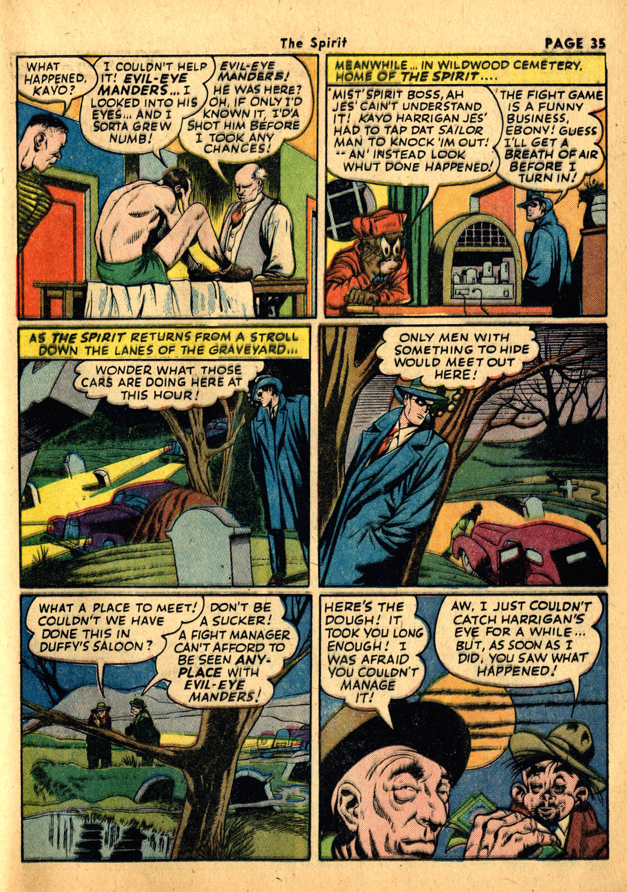 Read online The Spirit (1944) comic -  Issue #1 - 37
