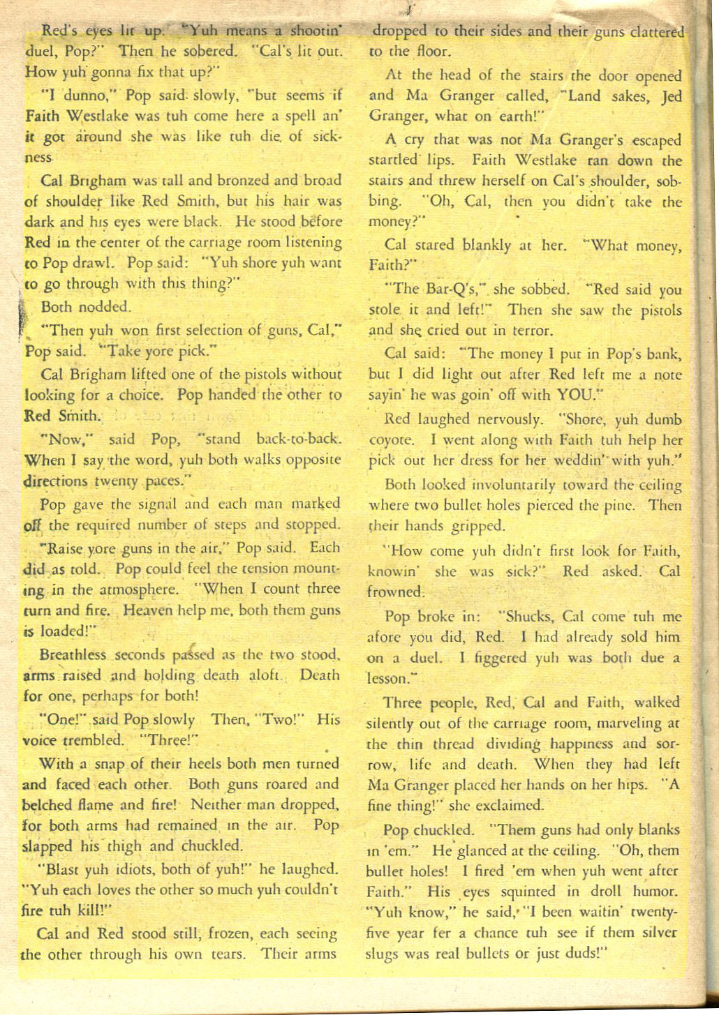 Read online Western Thrillers (1948) comic -  Issue #1 - 24