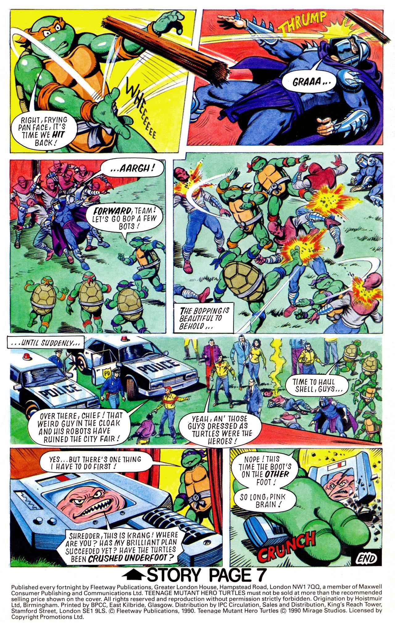 Read online Teenage Mutant Hero Turtles Adventures comic -  Issue #17 - 8
