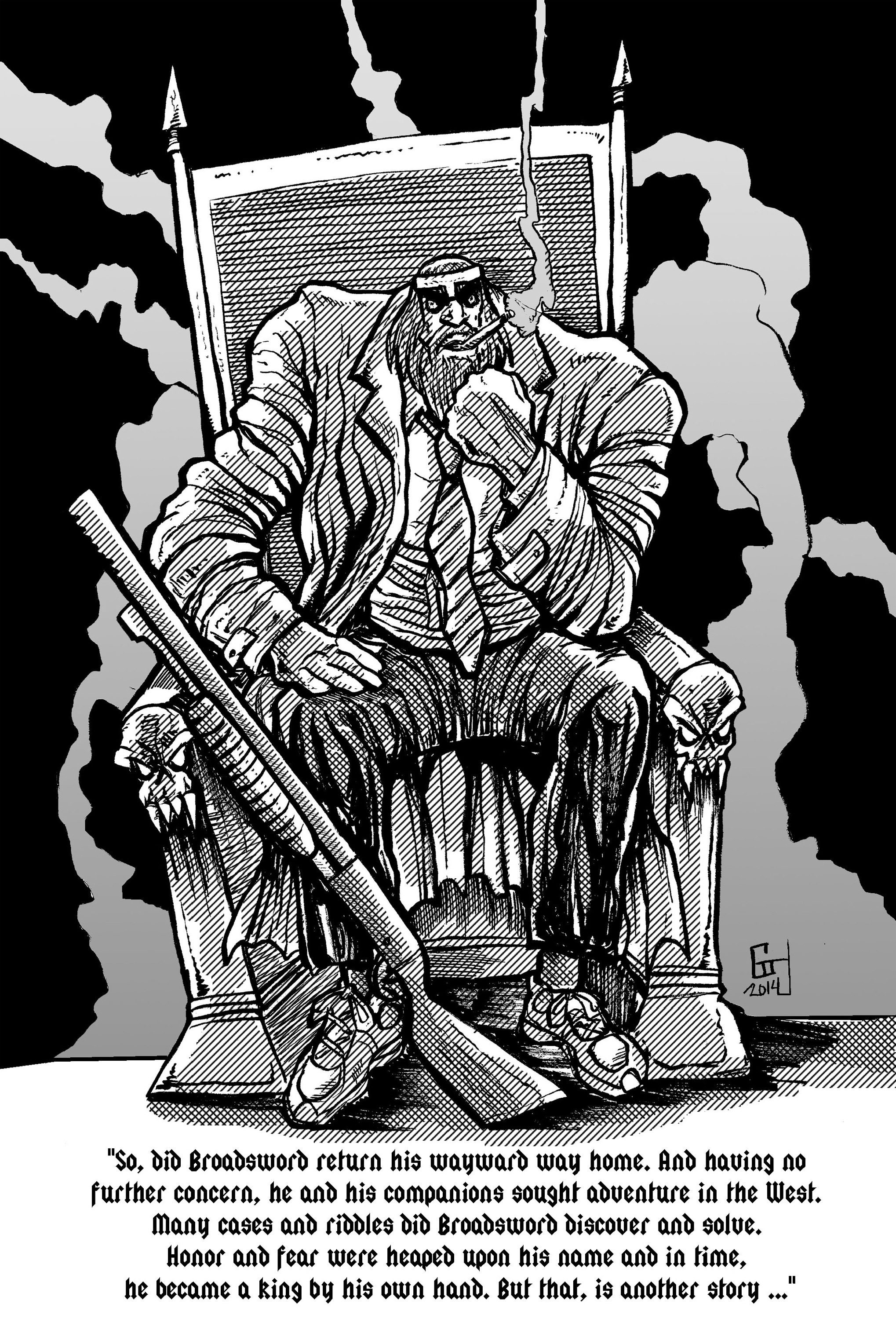 Read online Broadsword, P.I. comic -  Issue #4 - 33