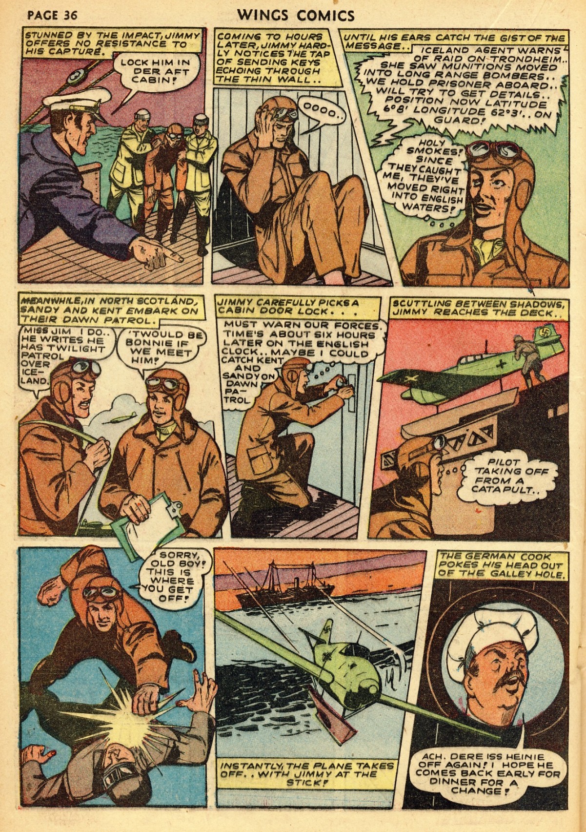 Read online Wings Comics comic -  Issue #29 - 38