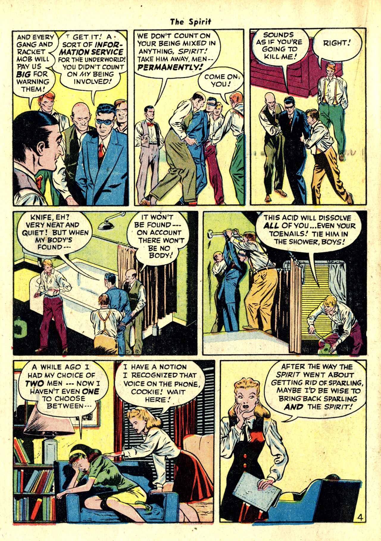 Read online The Spirit (1944) comic -  Issue #10 - 22