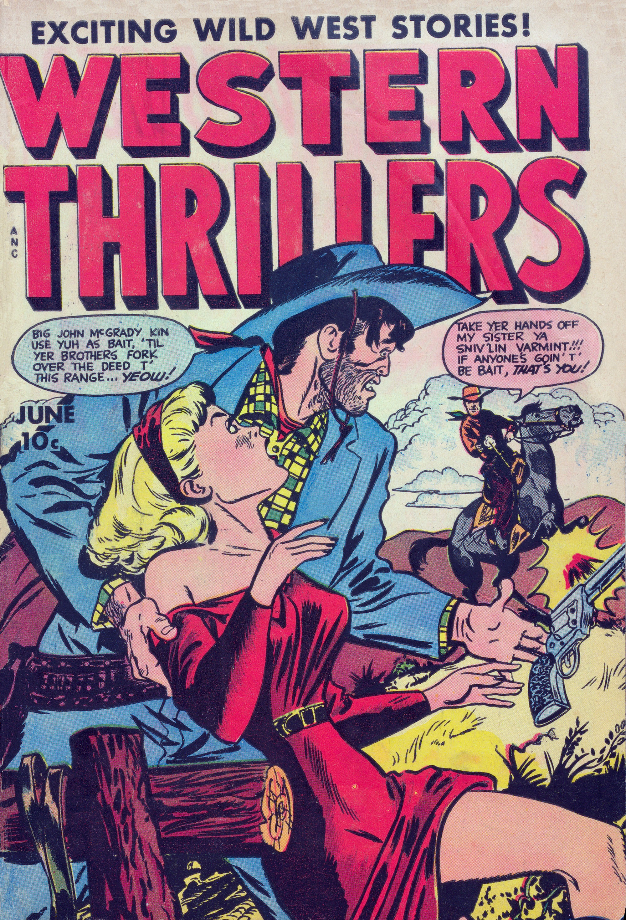 Read online Western Thrillers (1948) comic -  Issue #6 - 1