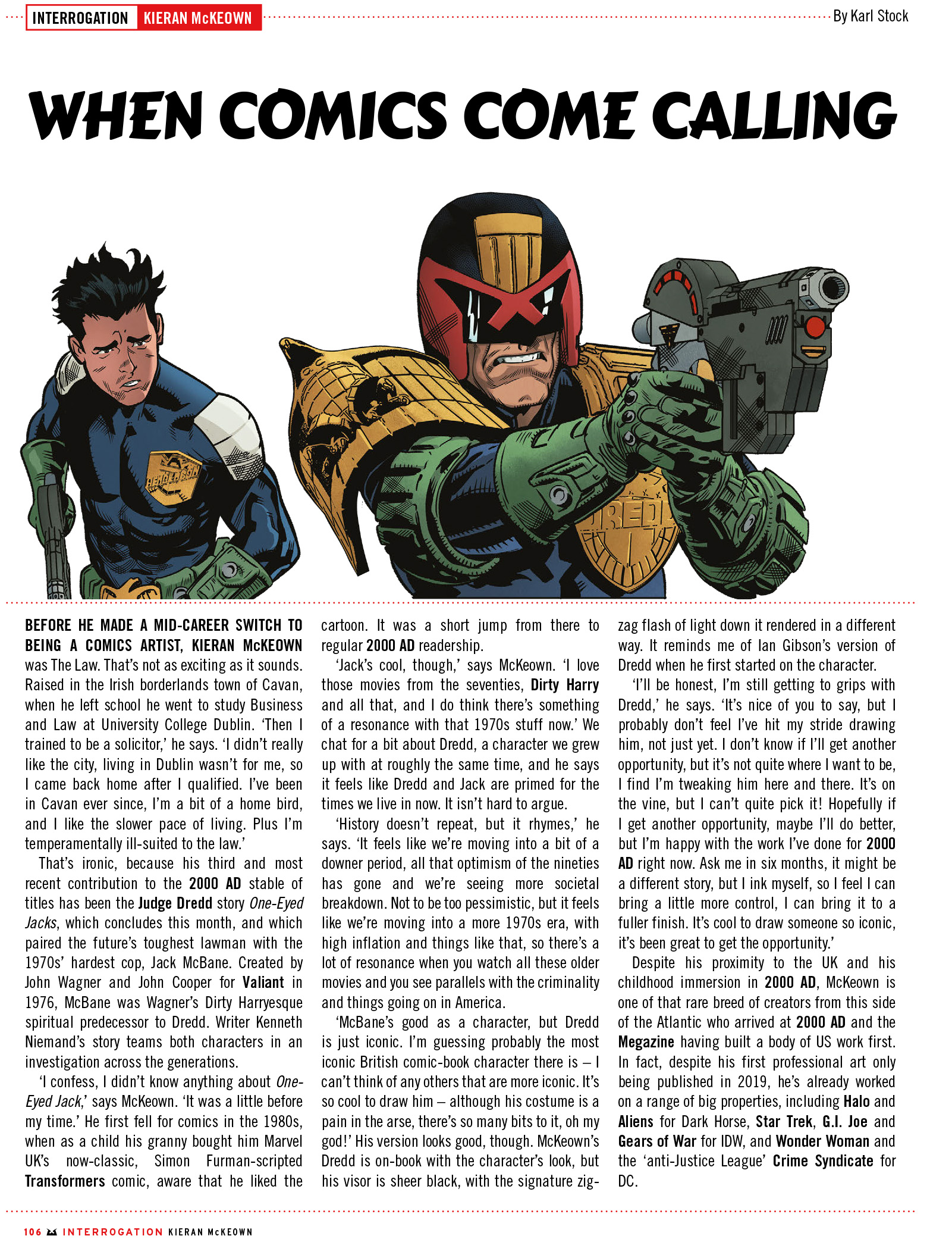 Read online Judge Dredd Megazine (Vol. 5) comic -  Issue #457 - 108