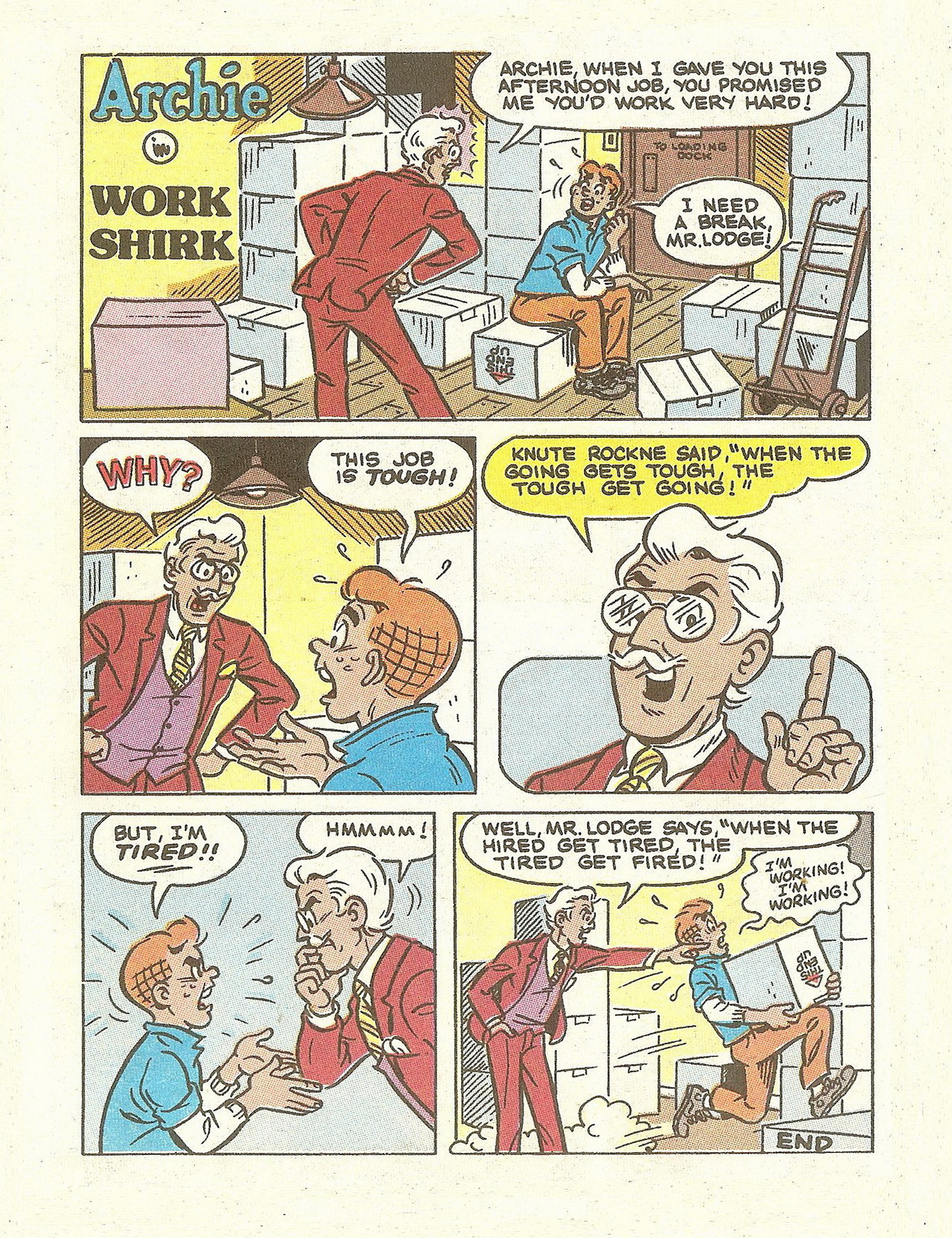 Read online Jughead Jones Comics Digest comic -  Issue #77 - 64