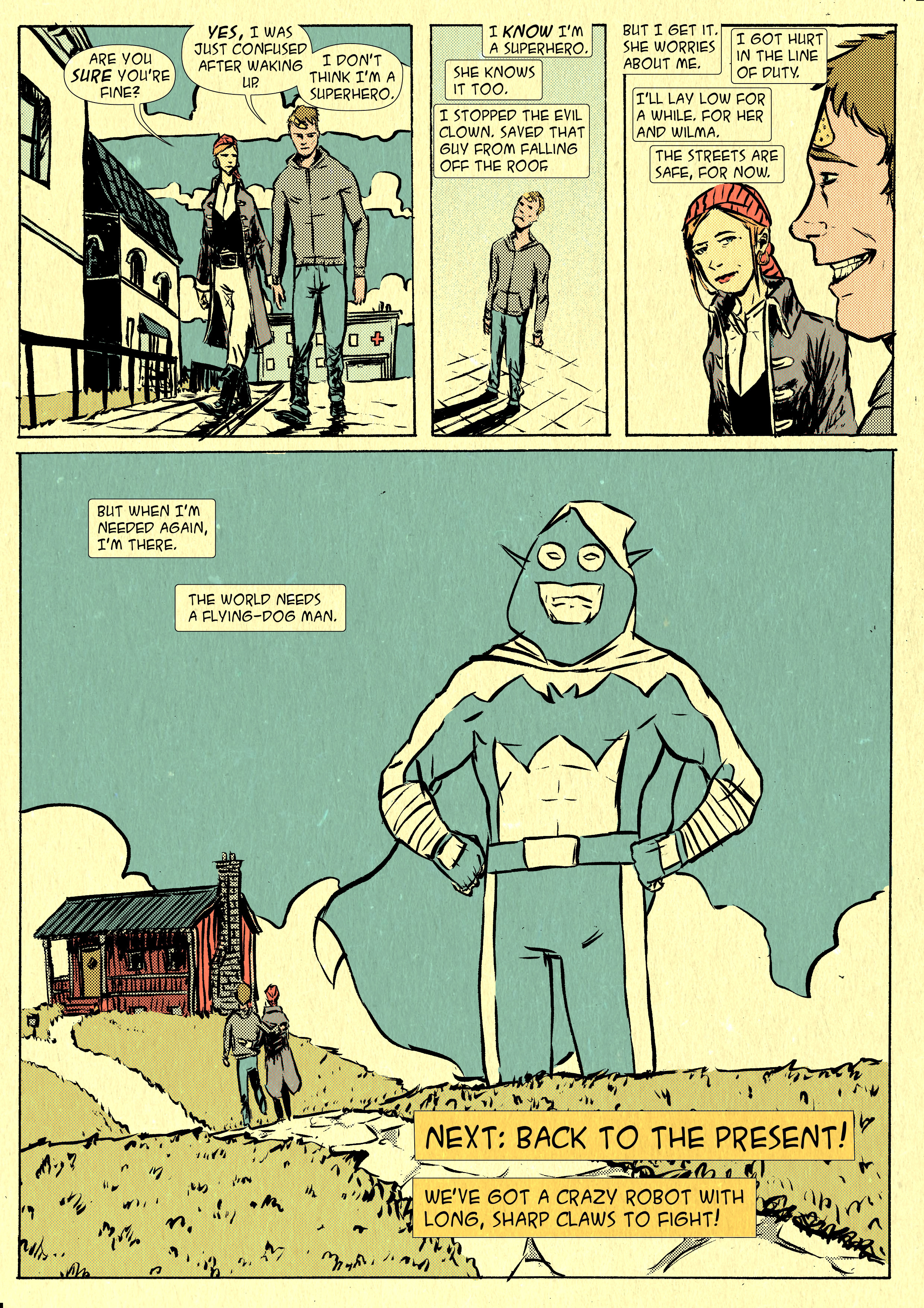 Read online Flying-Dog Man comic -  Issue #3 - 21