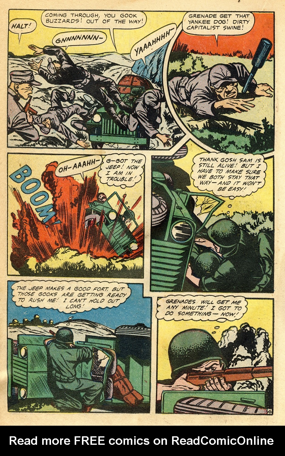 Read online G-I in Battle (1952) comic -  Issue #8 - 22