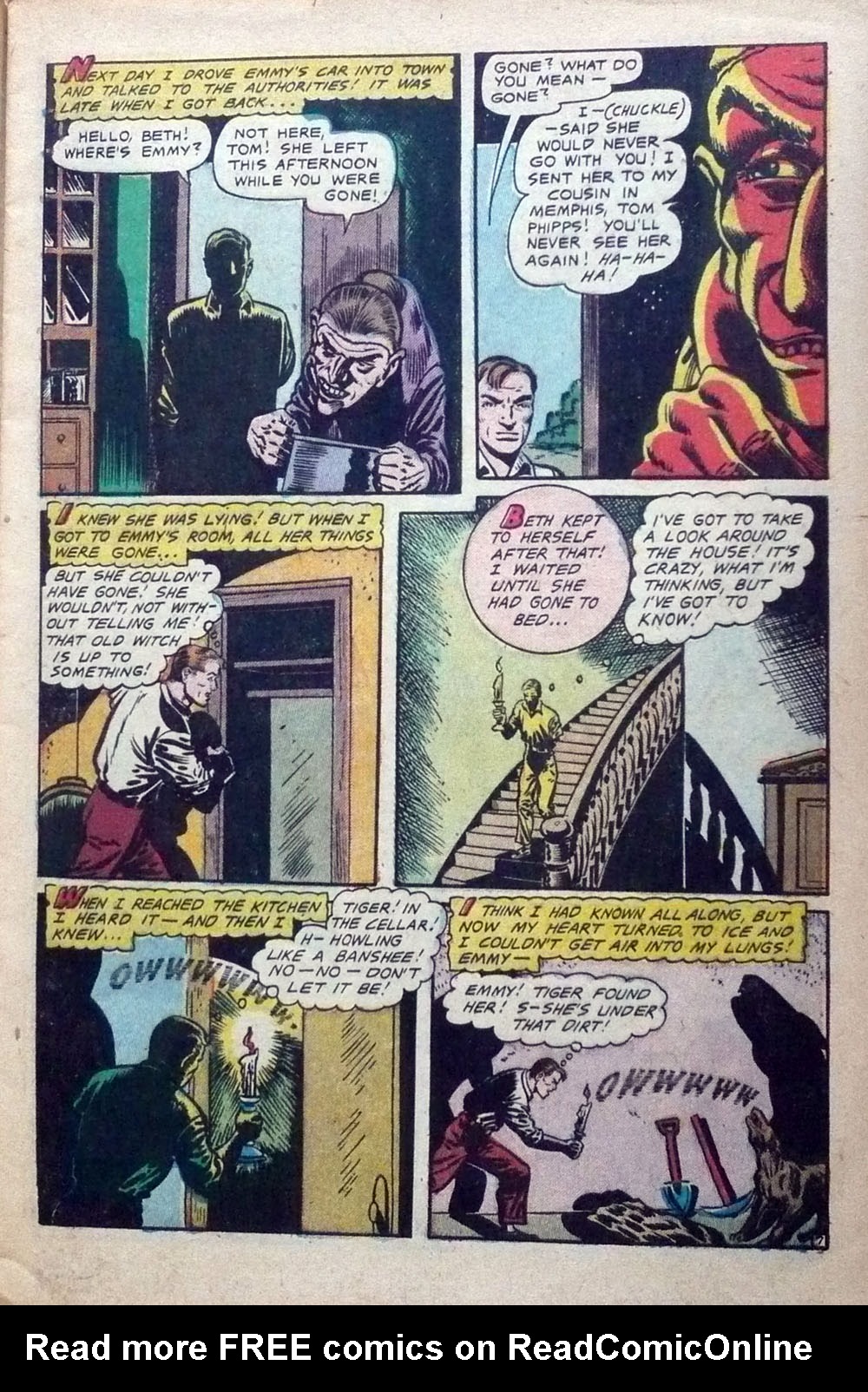 Read online Haunted Thrills comic -  Issue #7 - 9