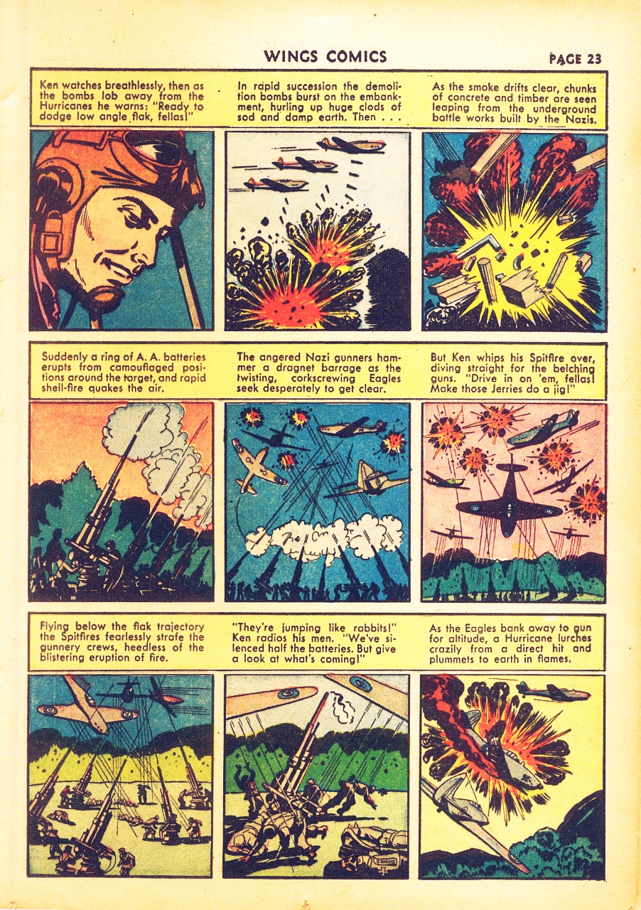 Read online Wings Comics comic -  Issue #28 - 26