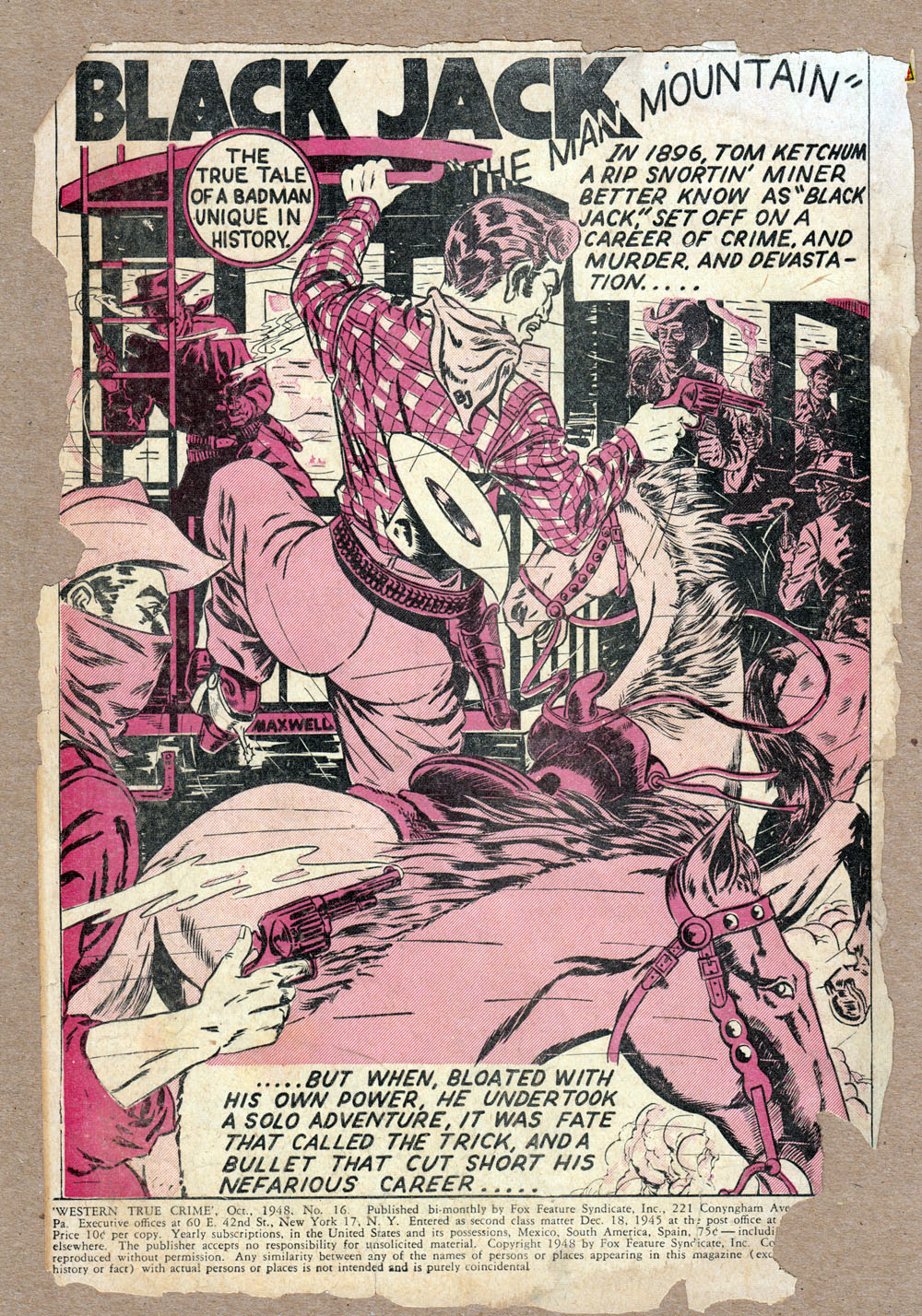 Read online Western True Crime comic -  Issue #2 - 3