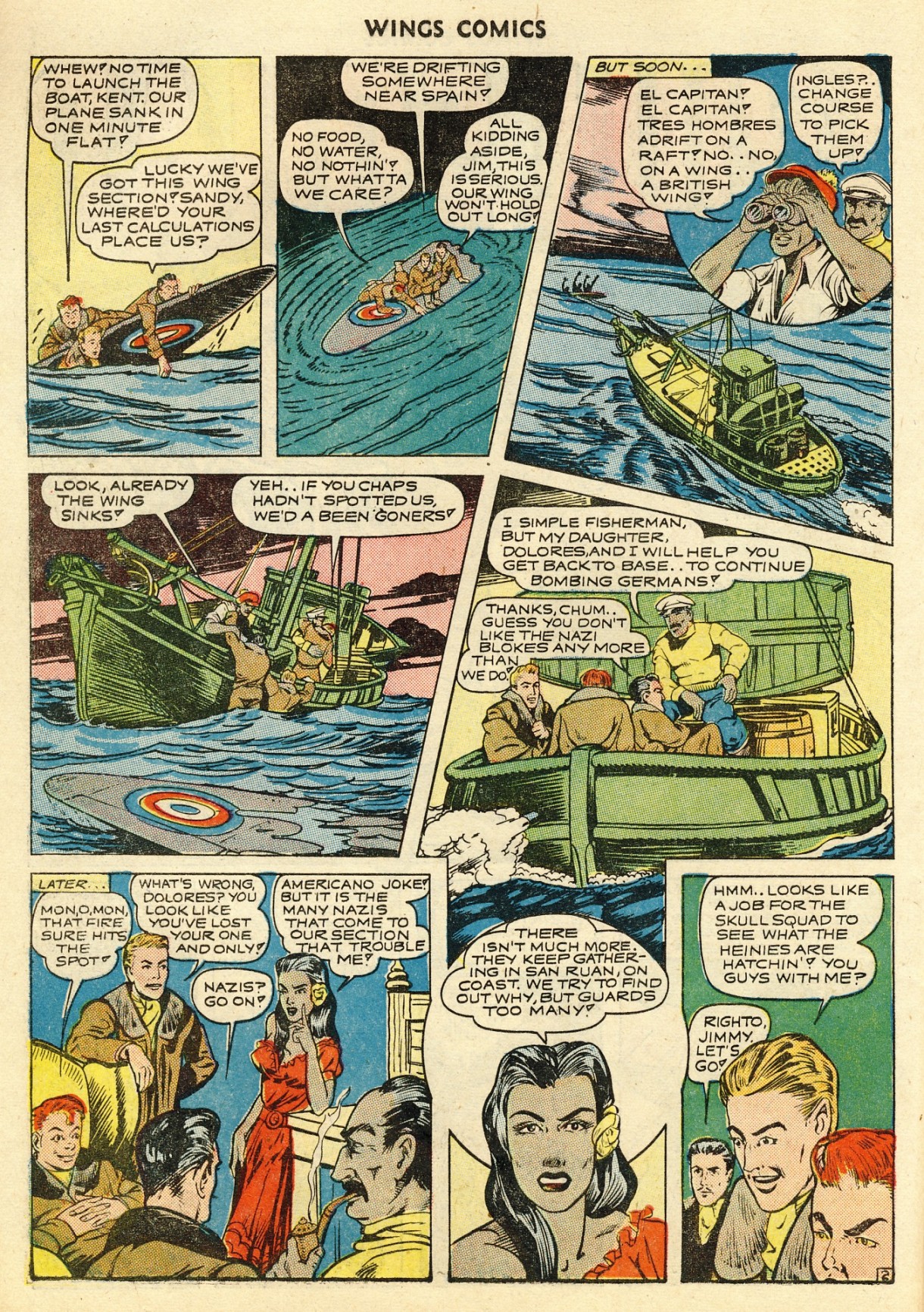 Read online Wings Comics comic -  Issue #36 - 46