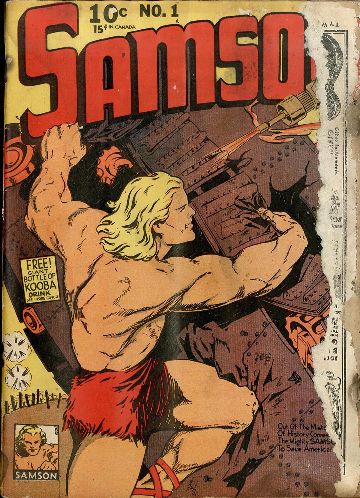 Read online Samson (1940) comic -  Issue #1 - 2