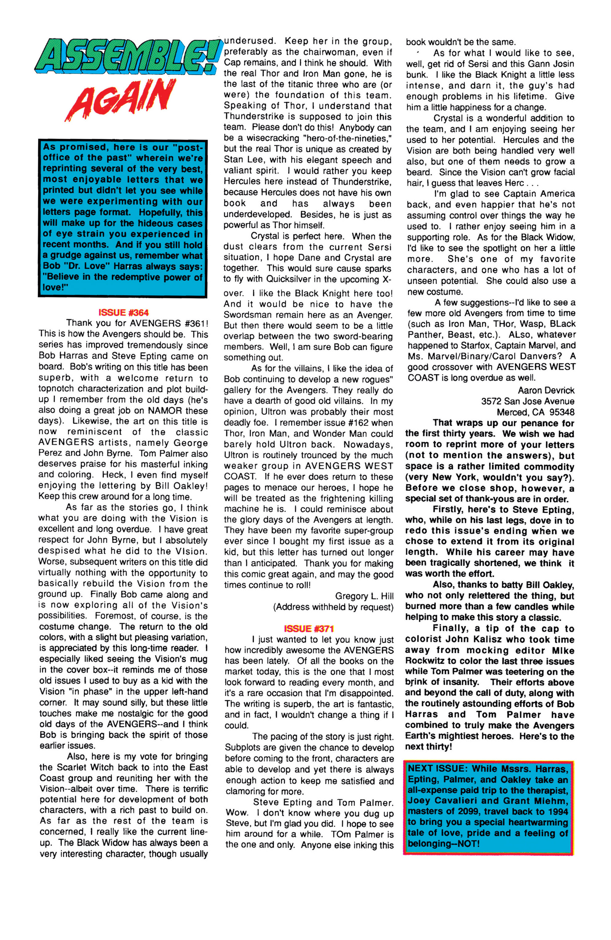 Read online The Avengers (1963) comic -  Issue #375 - 38