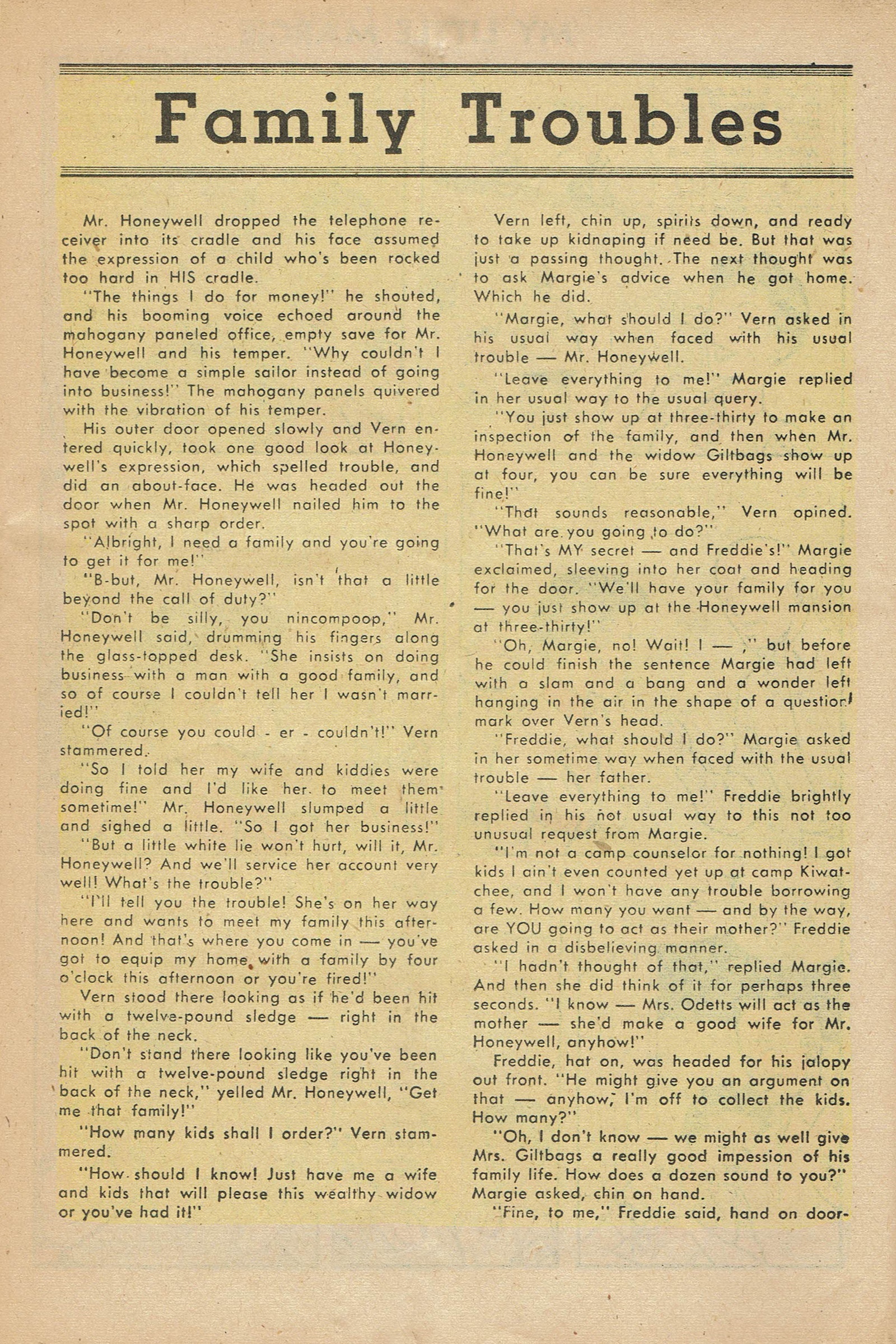 Read online My Little Margie (1954) comic -  Issue #9 - 22
