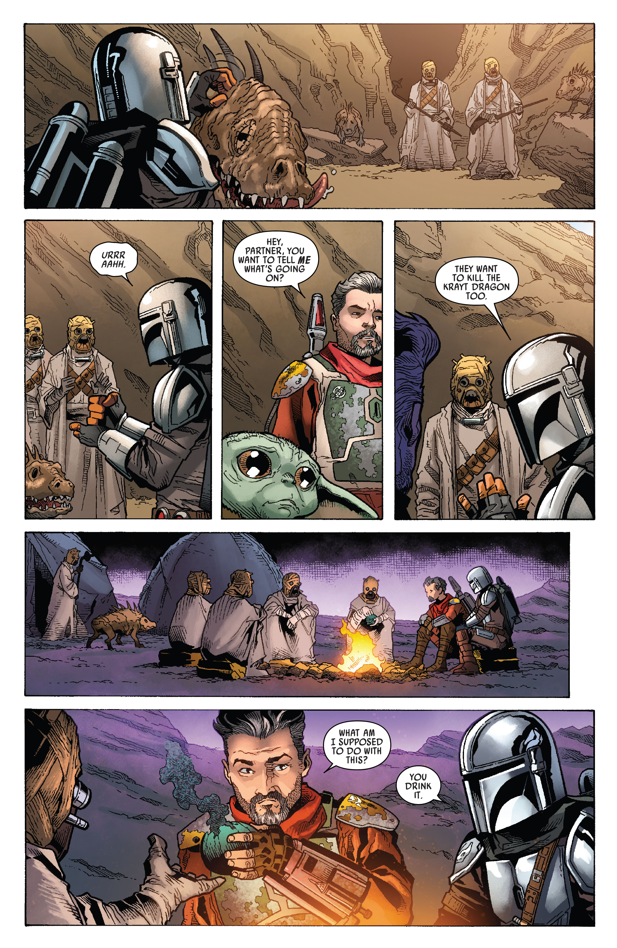 Read online Star Wars: The Mandalorian Season 2 comic -  Issue #1 - 24