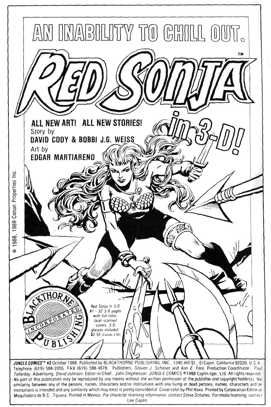 Read online Jungle Comics (1988) comic -  Issue #3 - 2