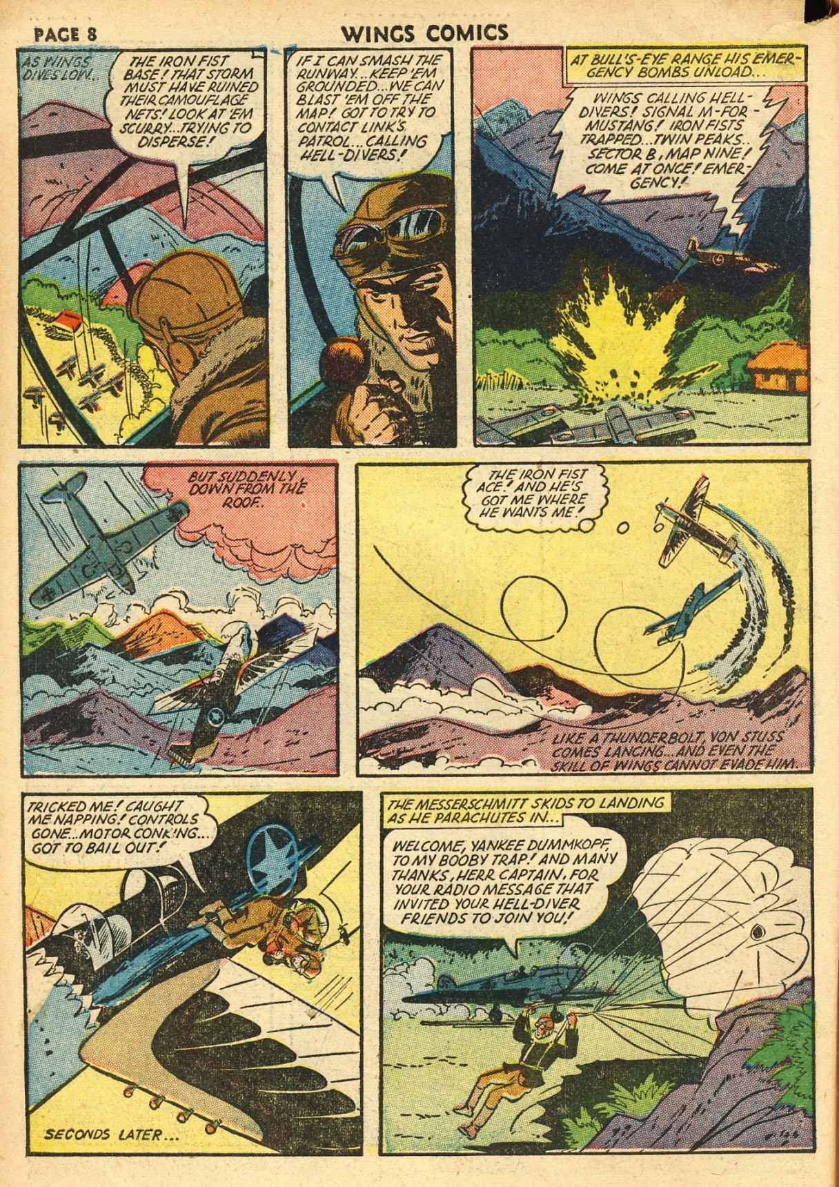 Read online Wings Comics comic -  Issue #32 - 10