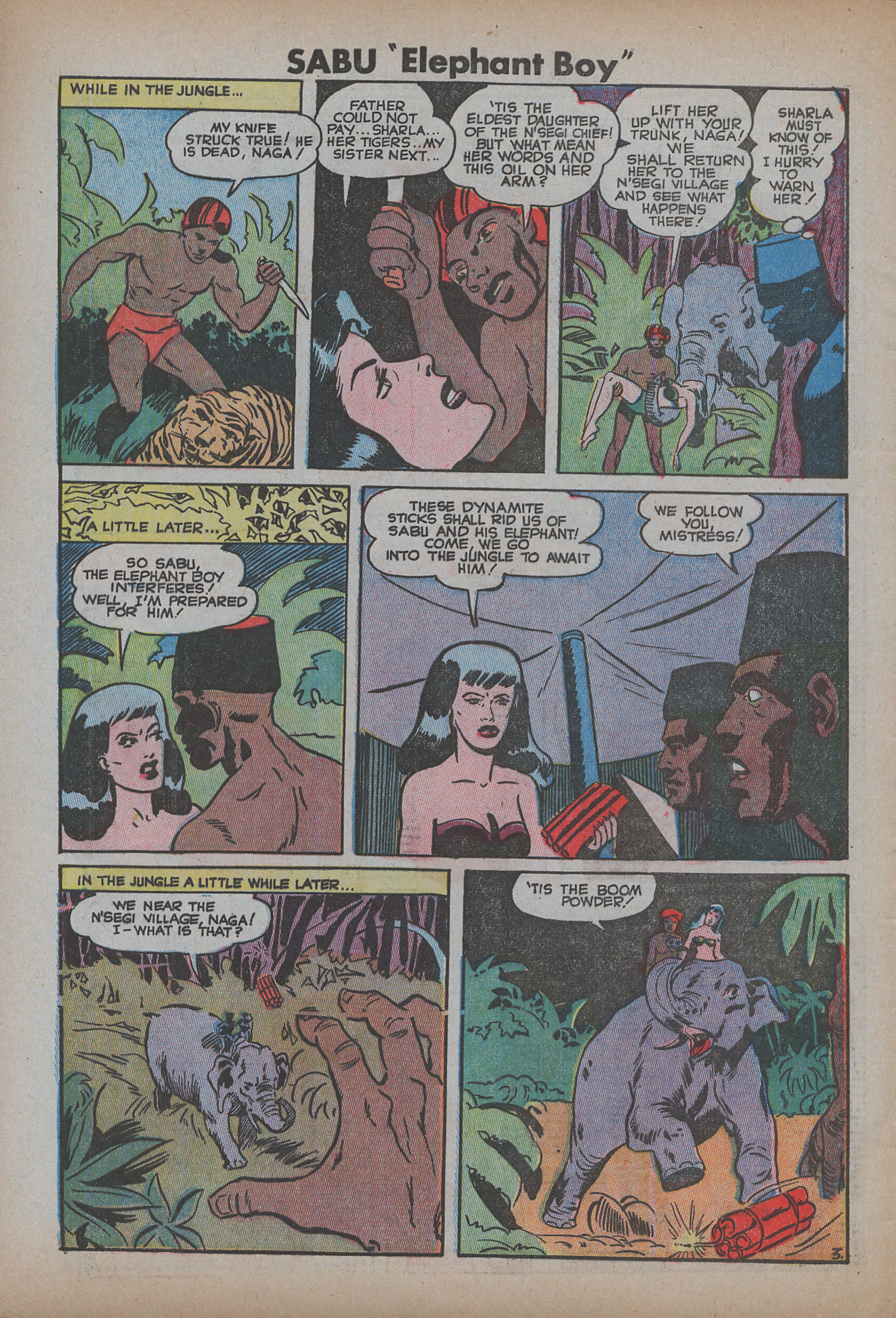 Read online Sabu: Elephant Boy comic -  Issue #1 - 4