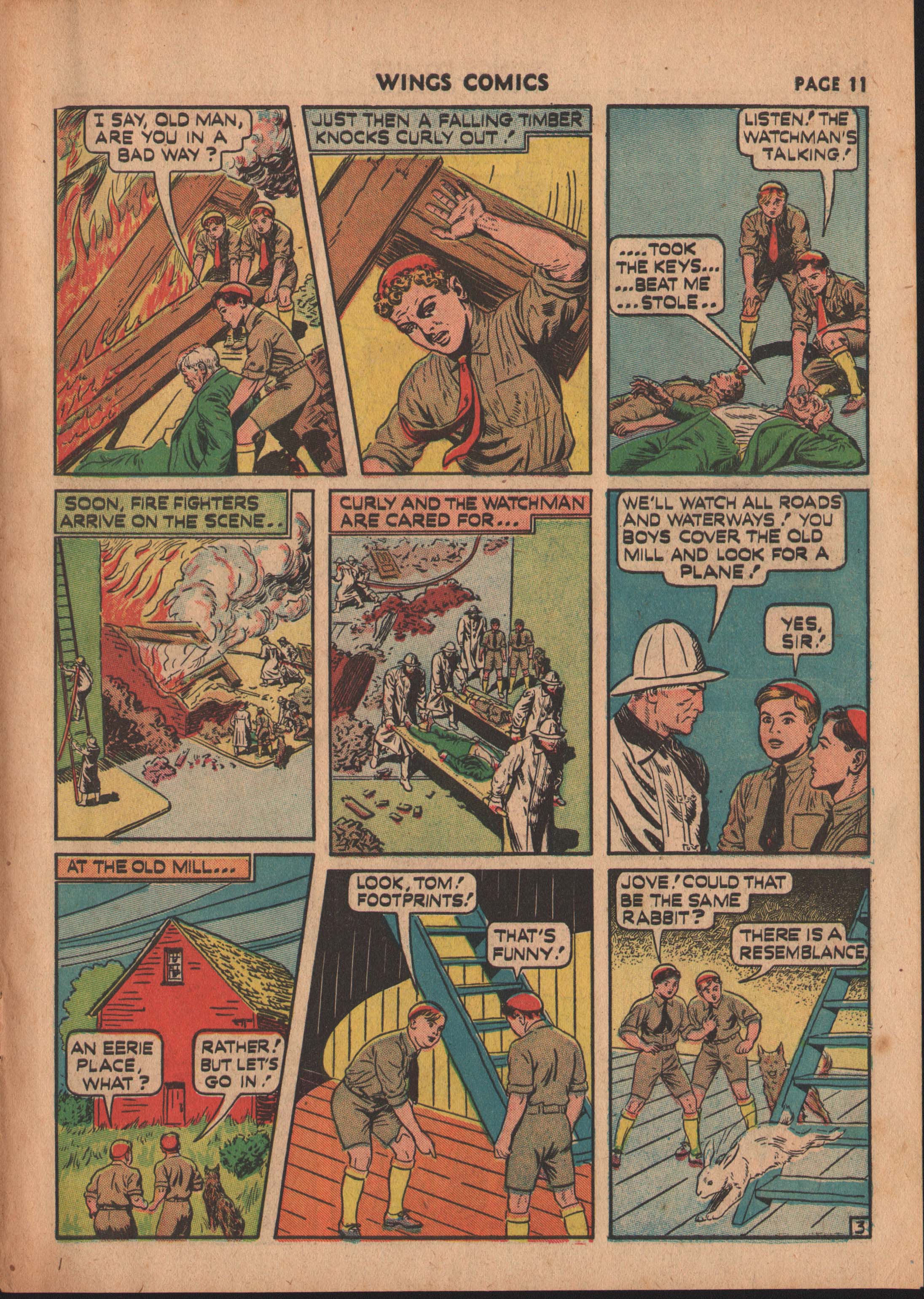 Read online Wings Comics comic -  Issue #13 - 13