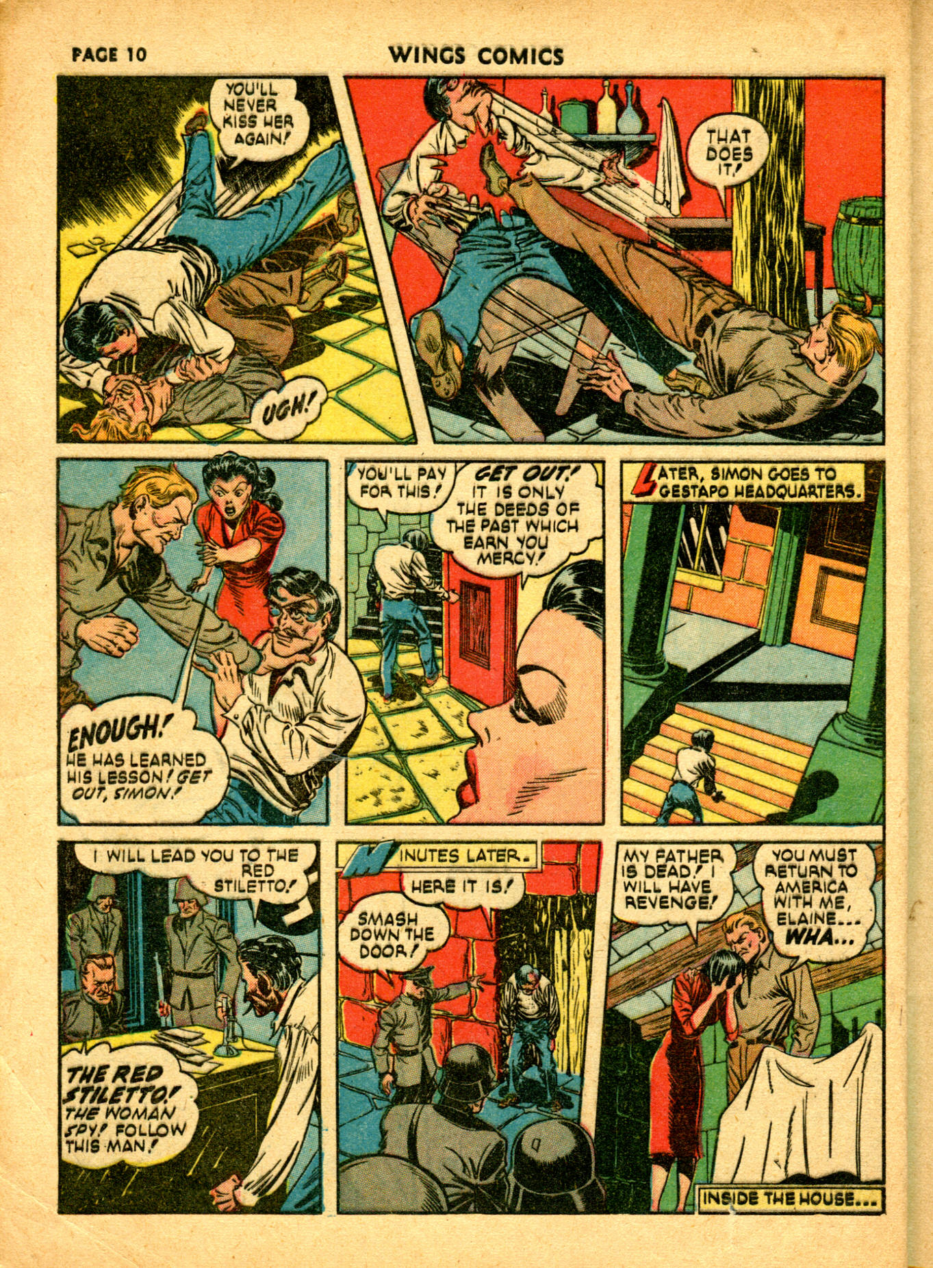 Read online Wings Comics comic -  Issue #19 - 13