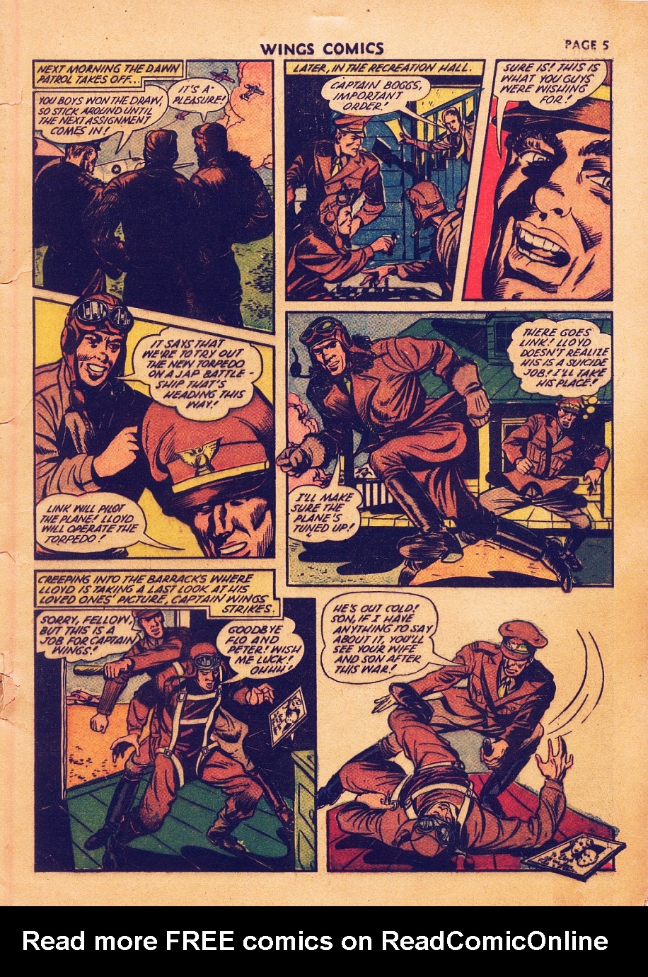 Read online Wings Comics comic -  Issue #28 - 8