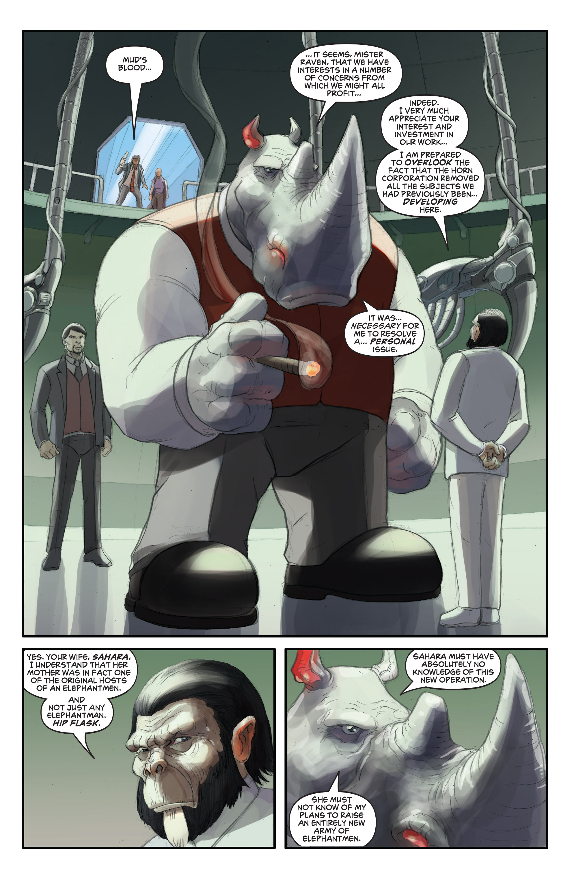 Read online Elephantmen: Theo Laroux Meets the Elephantmen comic -  Issue #3 - 21