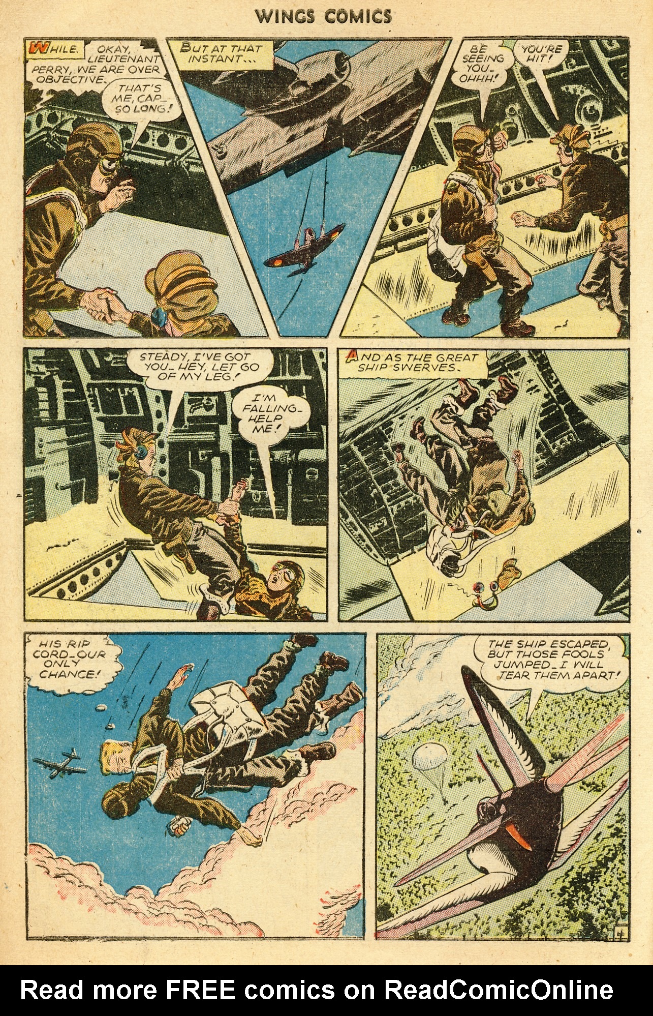 Read online Wings Comics comic -  Issue #64 - 6