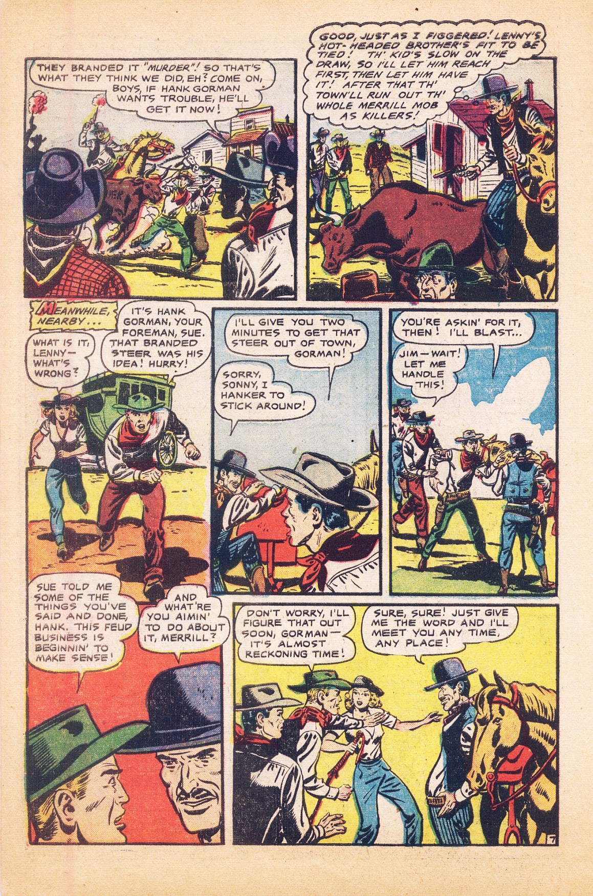 Read online Cowgirl Romances (1950) comic -  Issue #9 - 10
