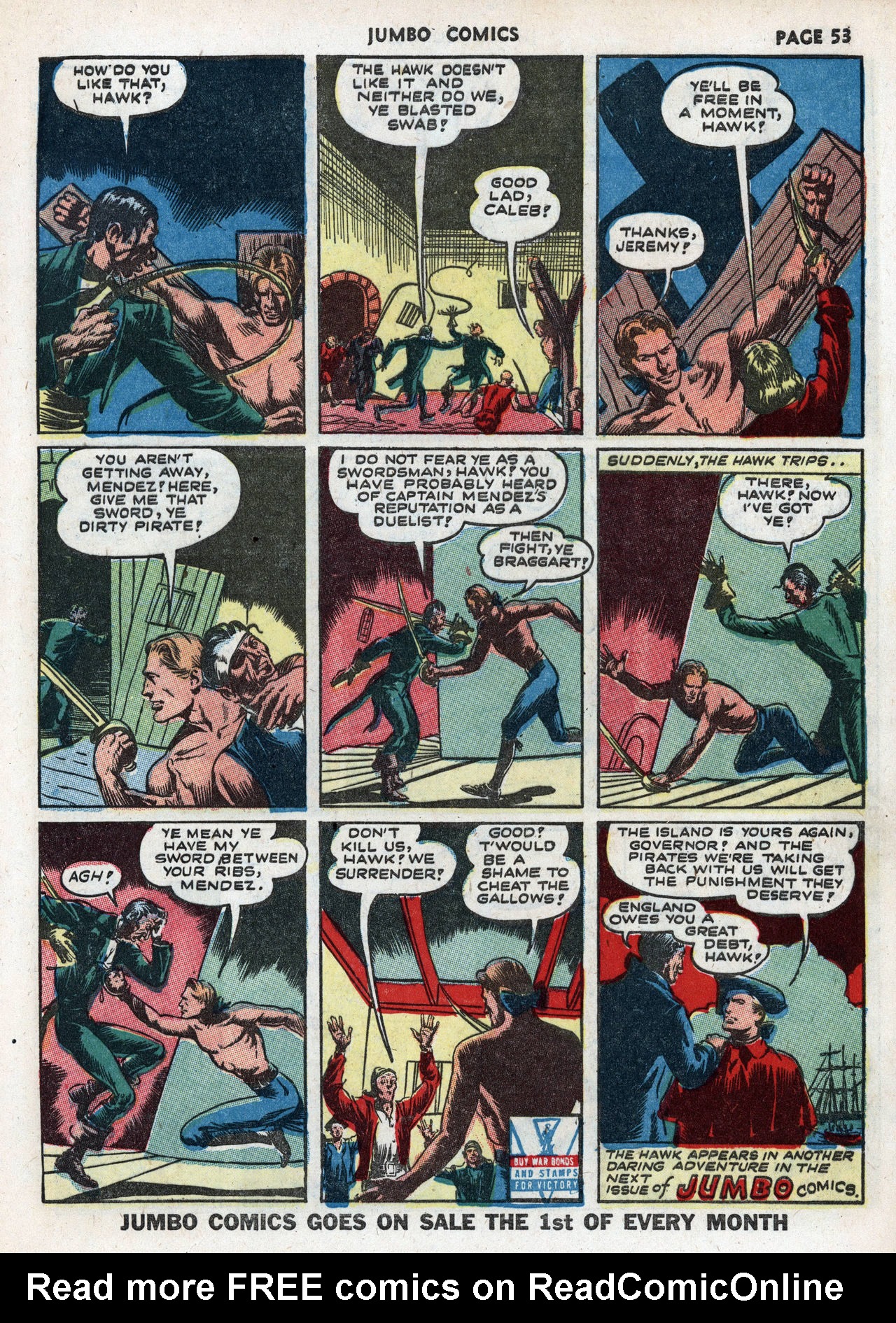 Read online Jumbo Comics comic -  Issue #48 - 55