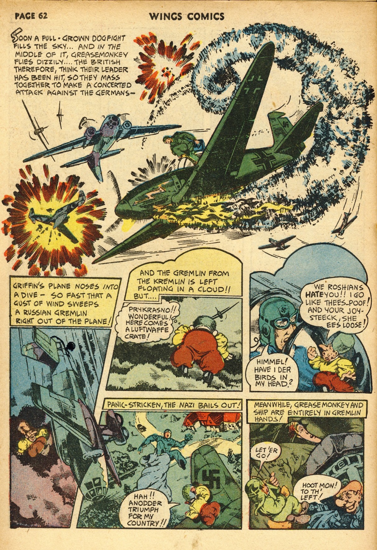 Read online Wings Comics comic -  Issue #32 - 64