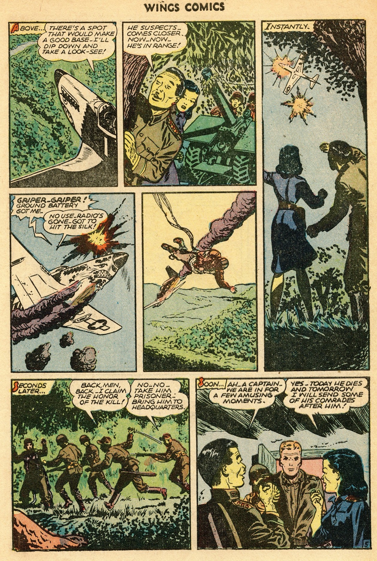 Read online Wings Comics comic -  Issue #63 - 7