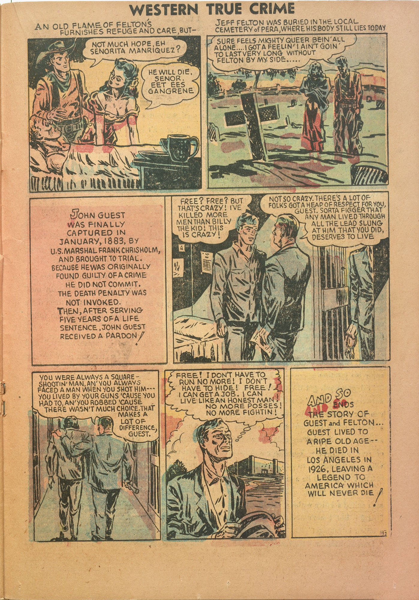 Read online Western True Crime comic -  Issue #1 - 23