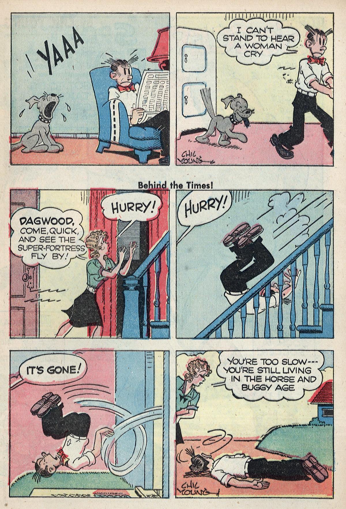 Read online Blondie Comics (1947) comic -  Issue #10 - 17