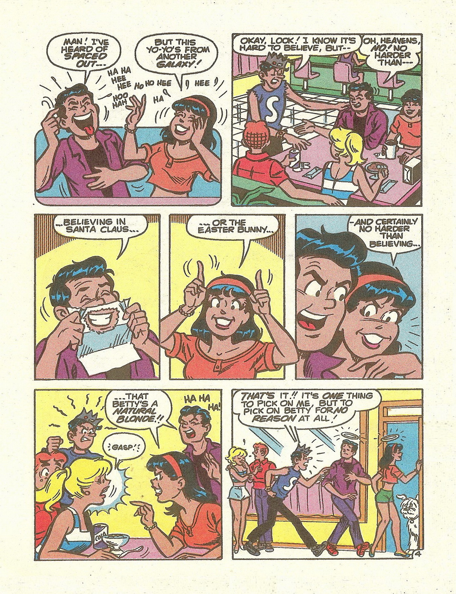 Read online Jughead Jones Comics Digest comic -  Issue #77 - 96