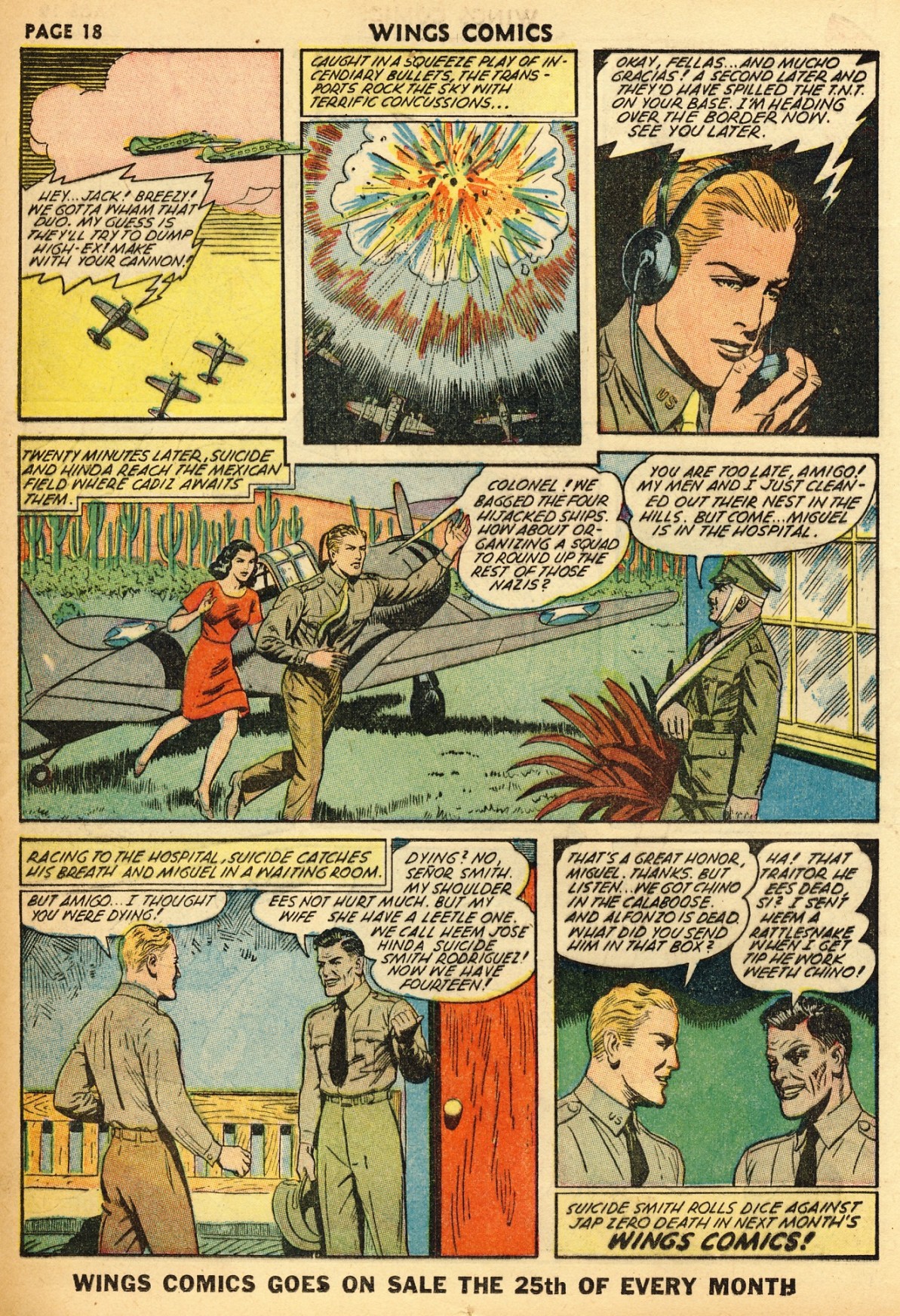 Read online Wings Comics comic -  Issue #29 - 20