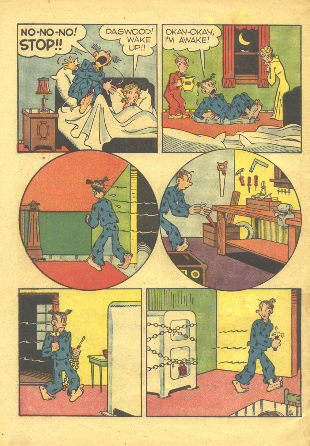 Read online Blondie Comics (1947) comic -  Issue #4 - 34