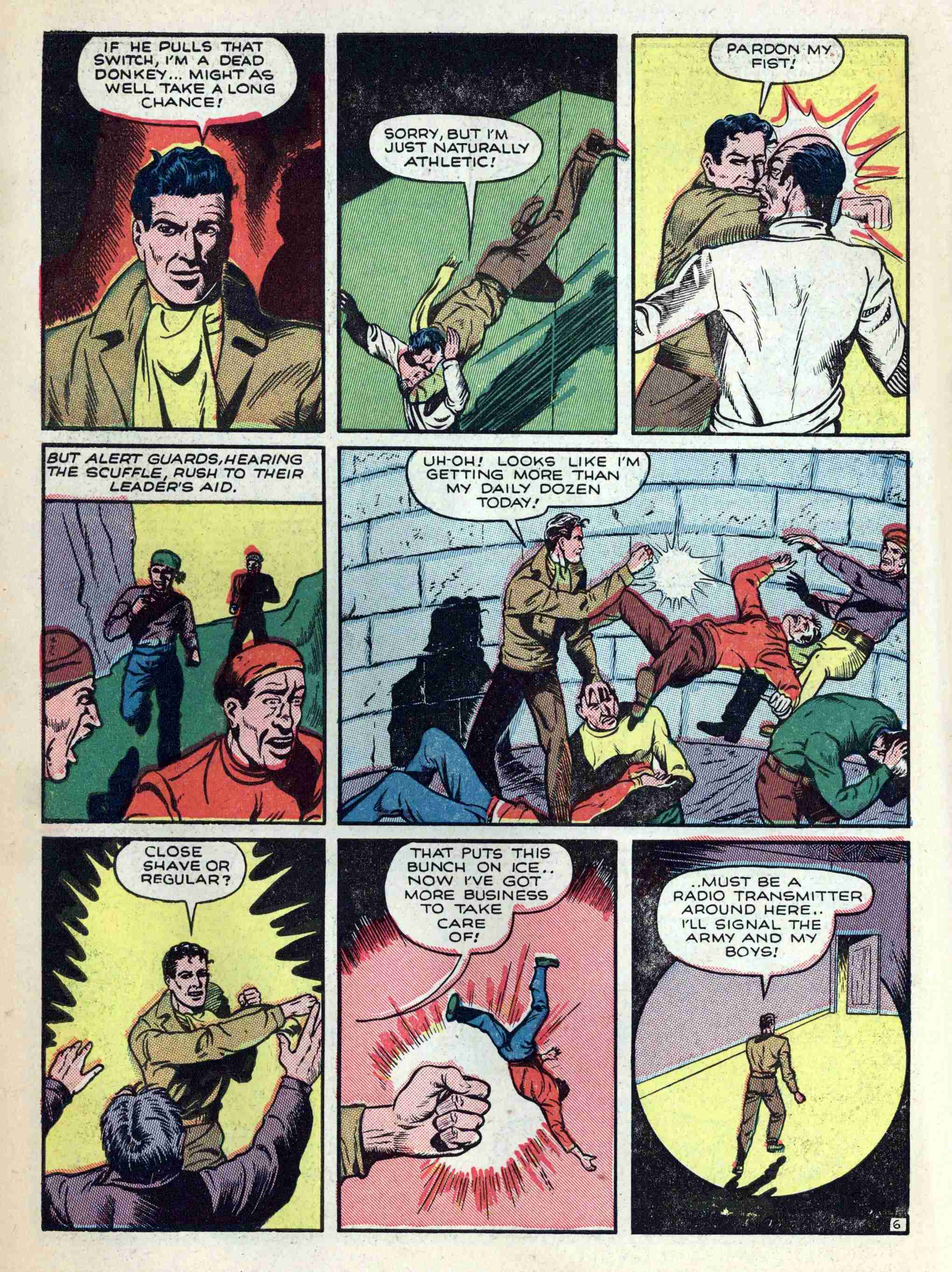 Read online Captain Flight Comics comic -  Issue #4 - 8