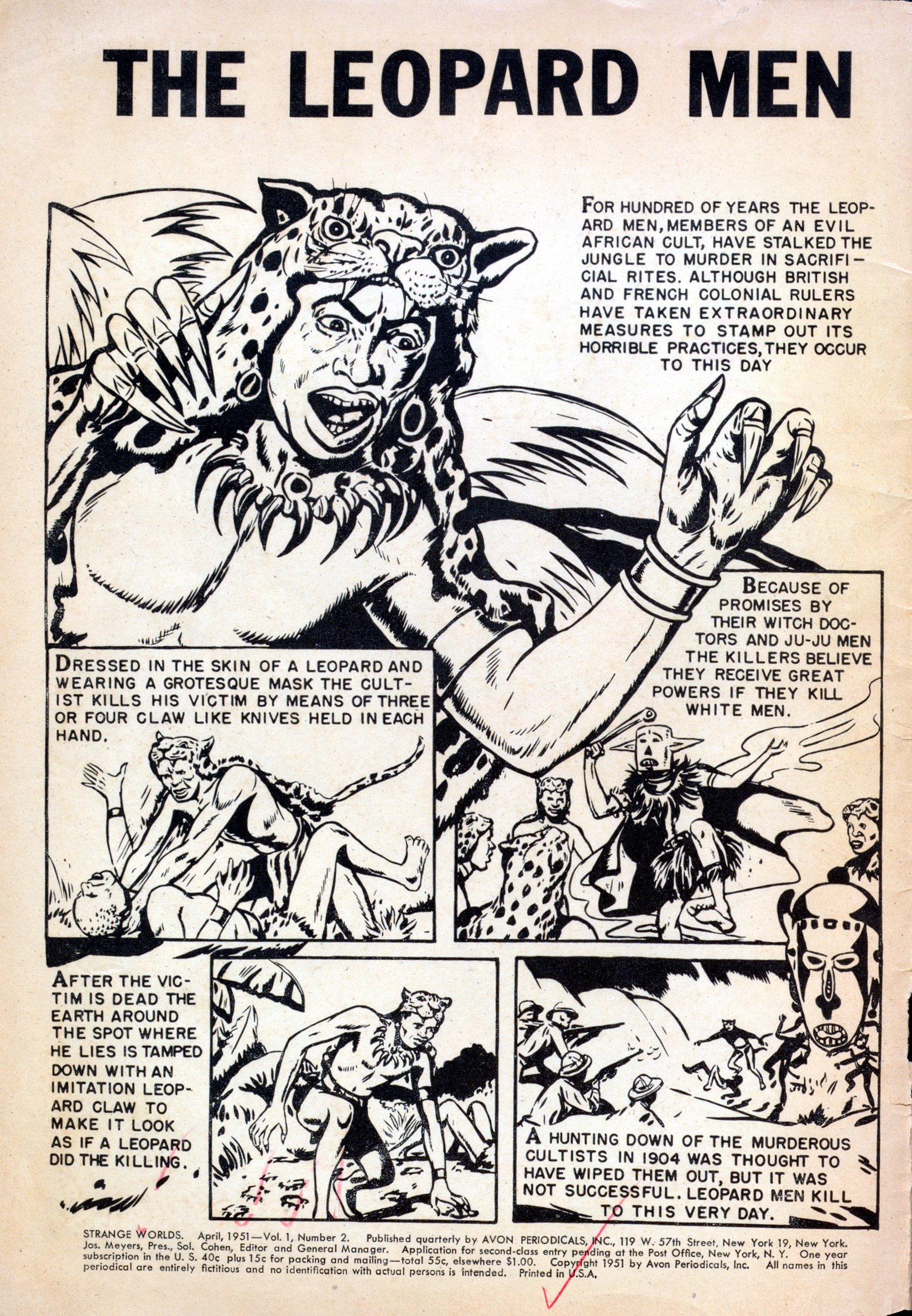 Read online Strange Worlds (1950) comic -  Issue #2 - 2