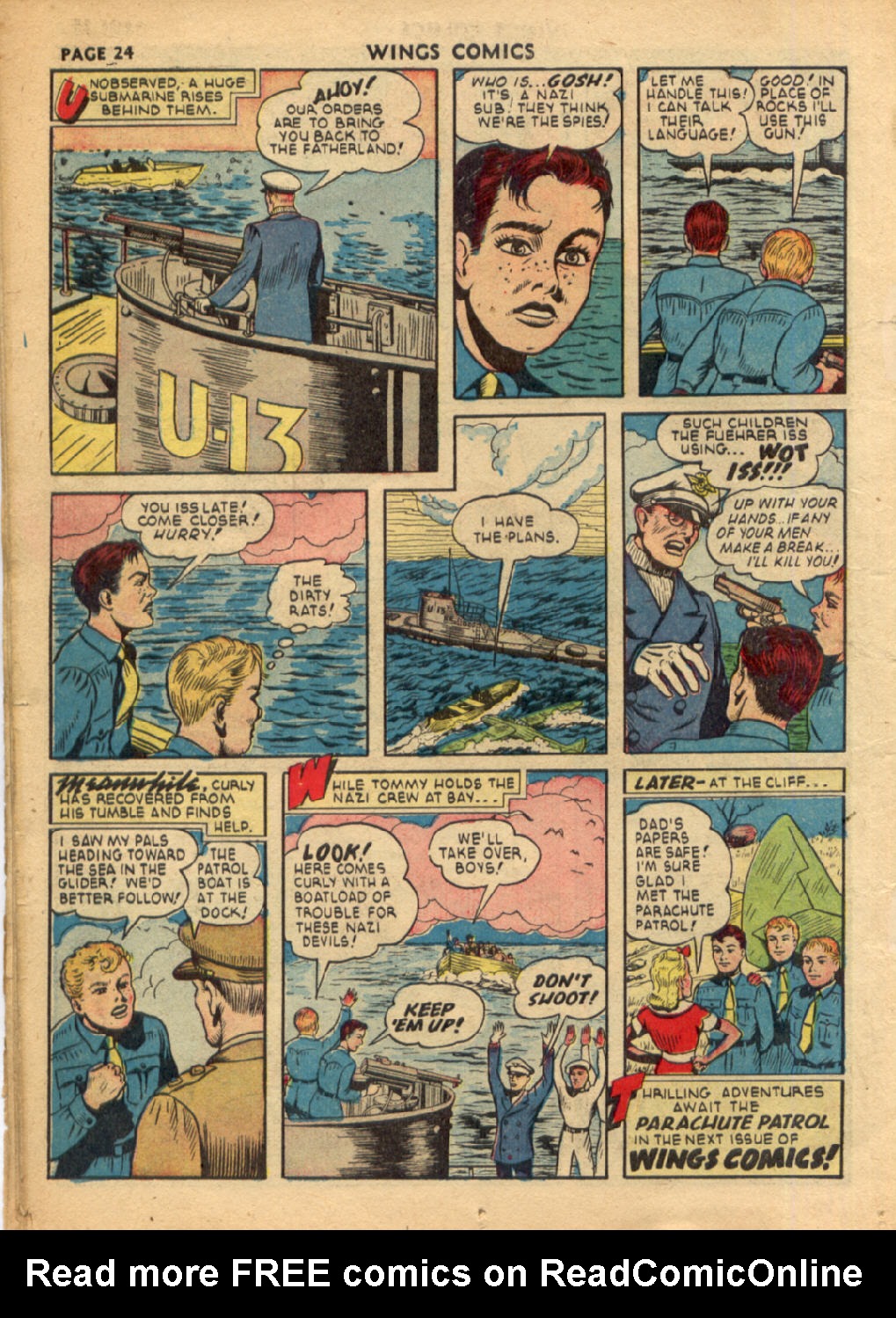 Read online Wings Comics comic -  Issue #21 - 26