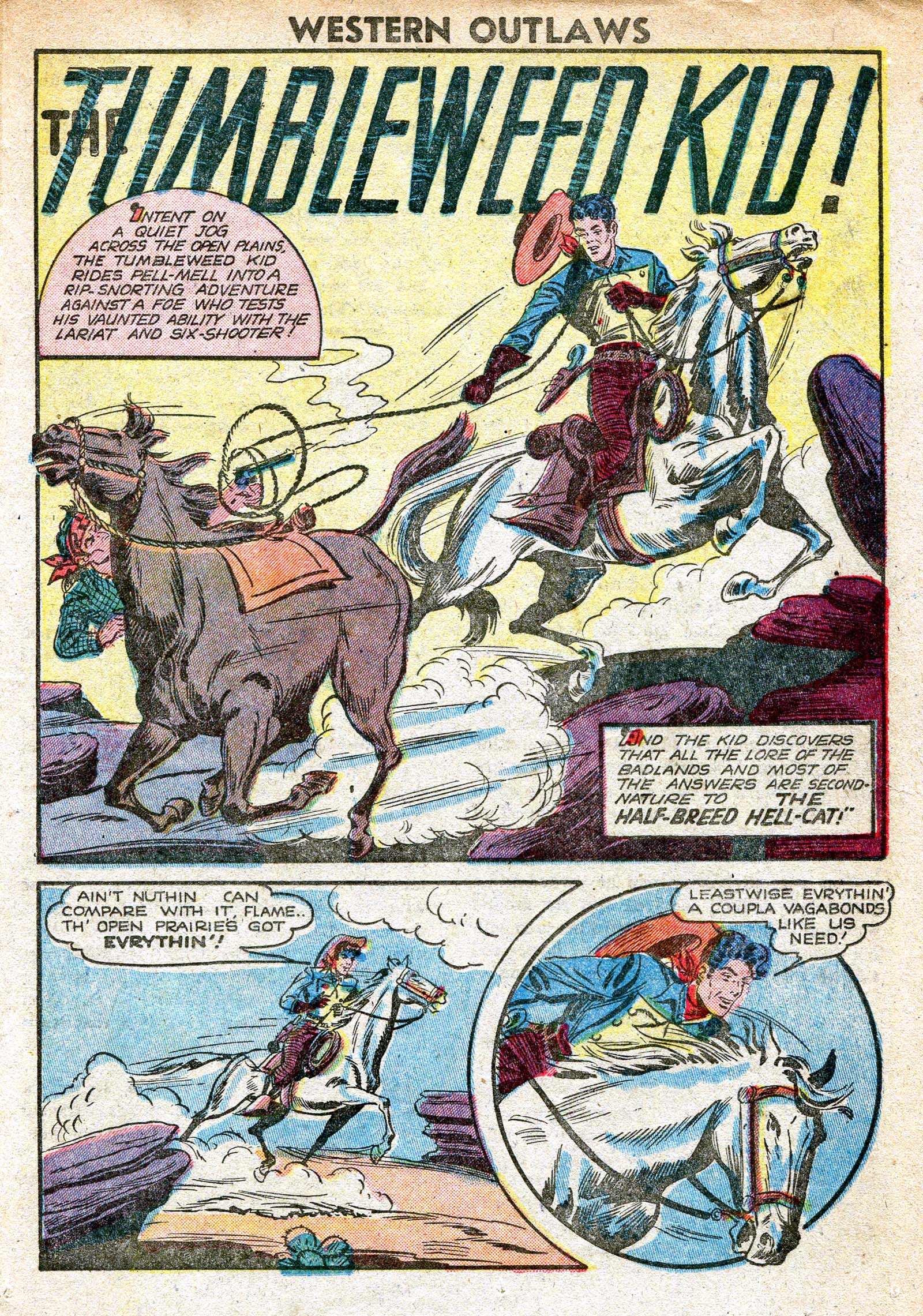 Read online Western Outlaws (1948) comic -  Issue #19 - 24