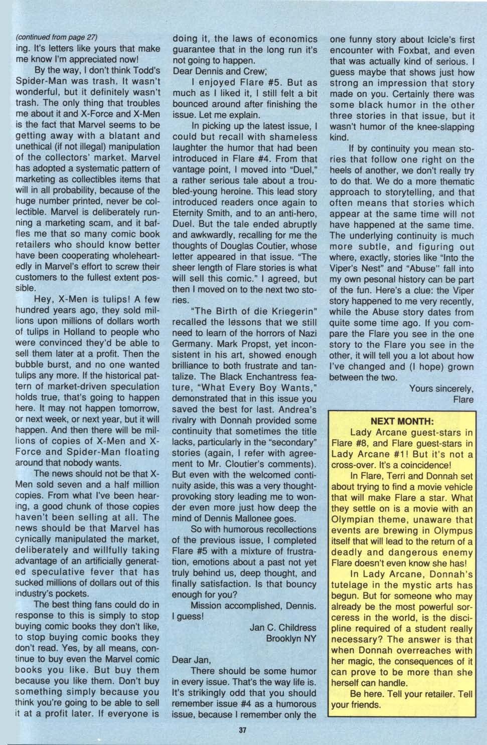 Read online Flare (1990) comic -  Issue #7 - 39