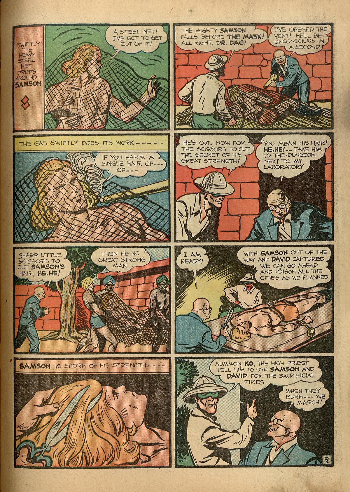 Read online Samson (1940) comic -  Issue #1 - 12