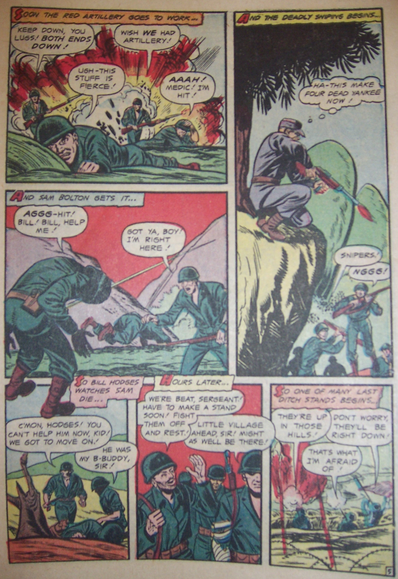 Read online G-I in Battle (1952) comic -  Issue #6 - 7