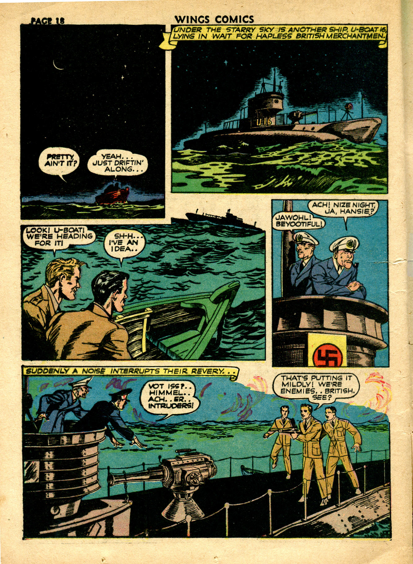 Read online Wings Comics comic -  Issue #15 - 20