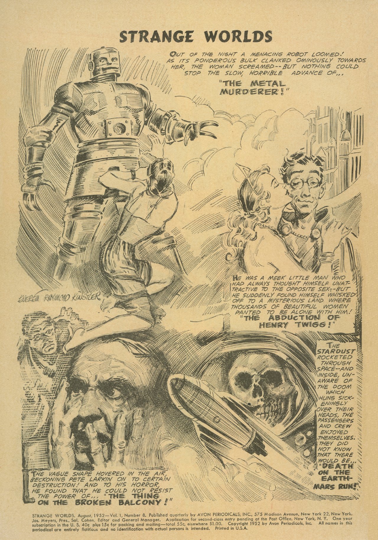 Read online Strange Worlds (1950) comic -  Issue #8 - 2